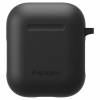 Case Spigen Silicone Case Black - Apple AirPods (066CS24808)